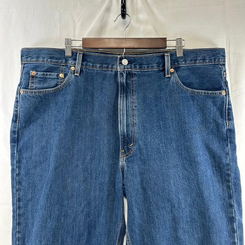 Levi's 550 Relaxed Fit Jeans Mens 46x34 Blue Medium Wash Tapered Leg